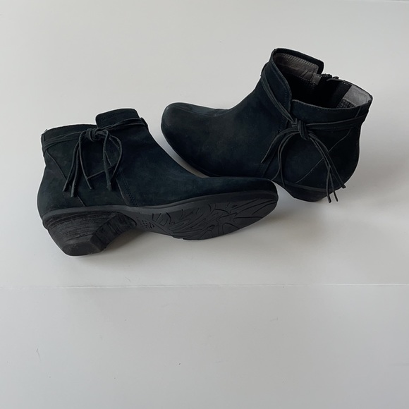 Abeo Boots 7 1/2 N Black Suede - Picture 4 of 10
